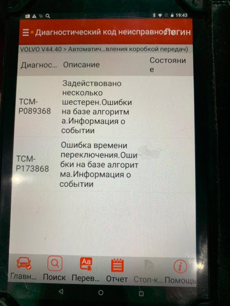 АКПП ошибки в памяти! | Российский Клуб владельцев Вольво | Форум Вольво